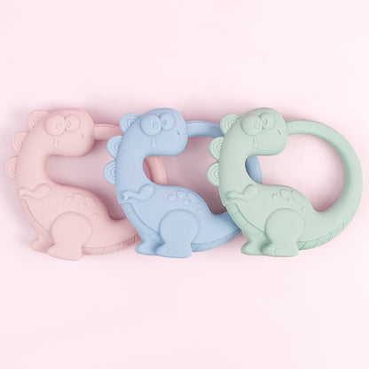 Lightweight Silicone Dinosaur Shape Teether Bracelet Easter Gift Toy Soft Chew Toy Accessory 3
