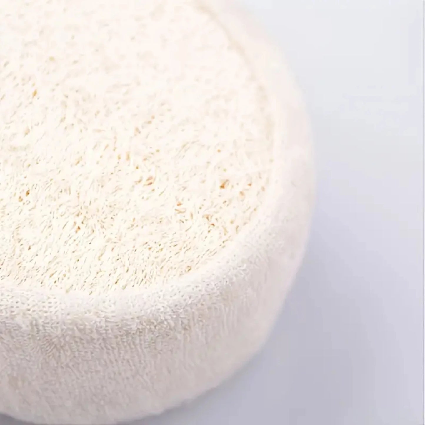 Natural Loofah Body Scrubber, Strong Exfoliating Bath Sponge for Shower Cleansing, Highly Effective Skin Care