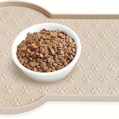 Winter Silicone Dog Feeding Mat Waterproof Non-Slip Pet Food Pad