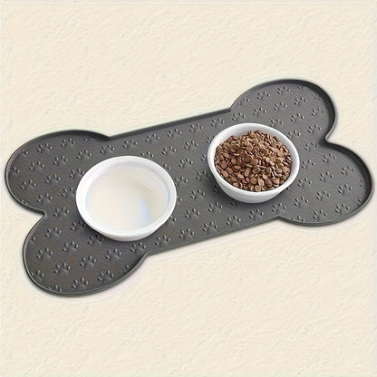 Winter Silicone Dog Feeding Mat Waterproof Non-Slip Pet Food Pad