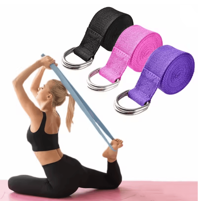 StretchFlow Adjustable Yoga Strap