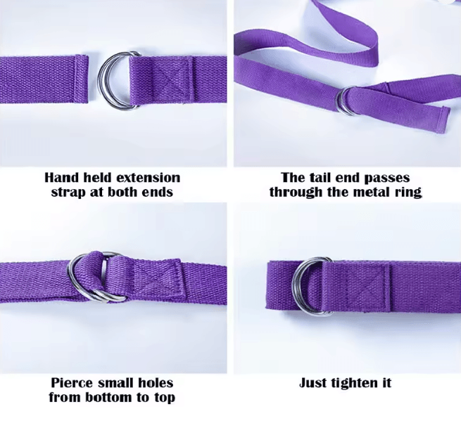 StretchFlow Adjustable Yoga Strap 3