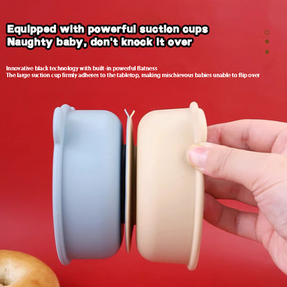 Silicone Children Learning To Eat Rice Bowl Baby Silicone Complementary Food Bowl Baby Snail Suctio 4