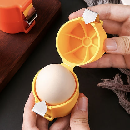 Durable Kitchen Eggshell Separator, Quick Peel & Yolk Splitter, Easy-Grip Stainless Steel