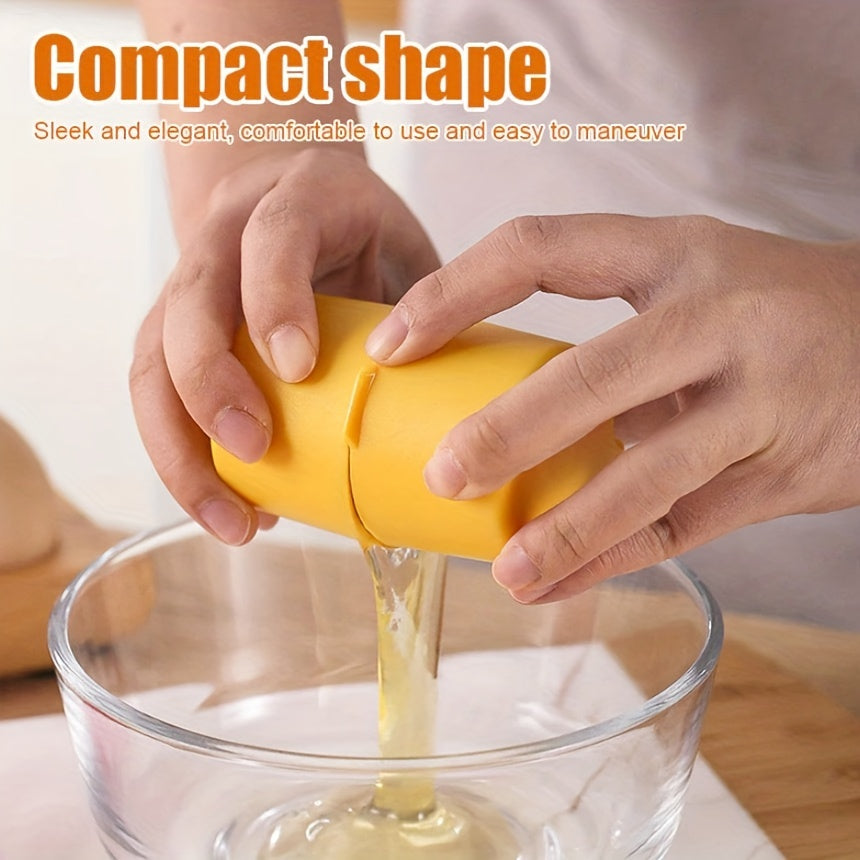 Durable Kitchen Eggshell Separator Quick Peel  Yolk Splitter EasyGrip Stainless Steel 5
