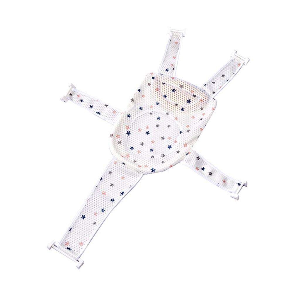 Newborn Adjustable Baby Bath Cushion Crossshaped Antislip Baby Bath Mat Bathtub Shower Cradle Bed S 7