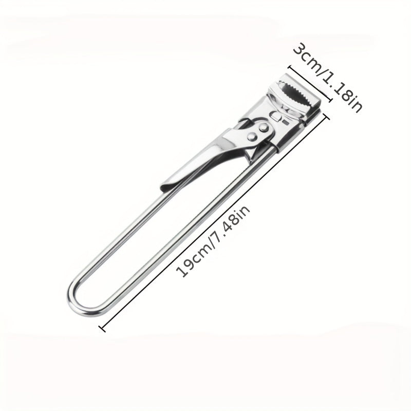 Adjustable MultiFunction Bottle Opener Stainless Steel Lids Off Jar Opener LaborSaving Screw Can Op 4