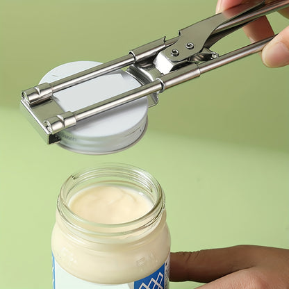 Adjustable MultiFunction Bottle Opener Stainless Steel Lids Off Jar Opener LaborSaving Screw Can Op 3