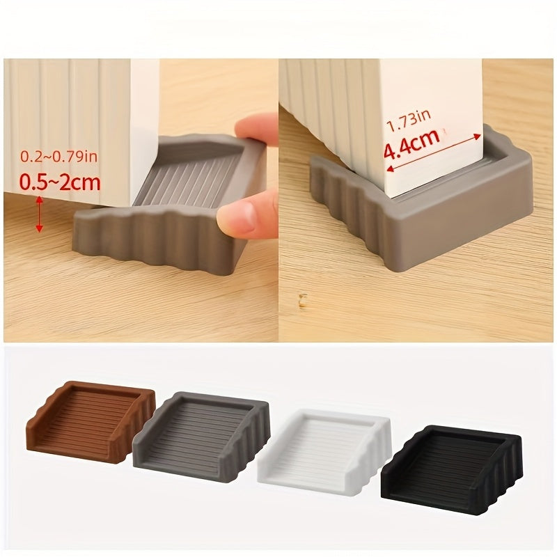 Impact Stopper Rear Retainer Rubber Stops Safety Silicone Door Block Wedge 3