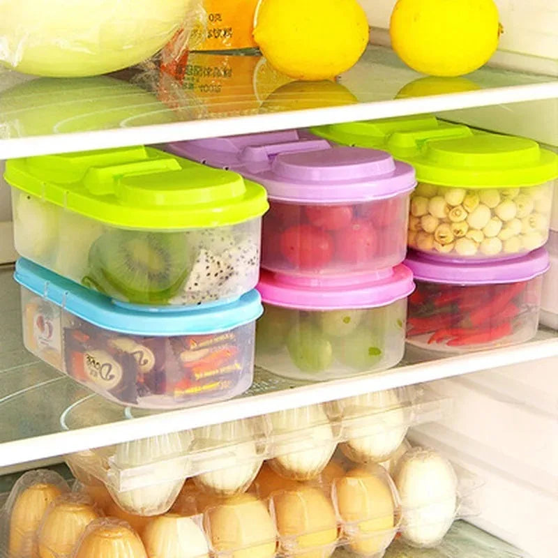 Portable Healthy Plastic Food Container Kids Lunch Box Camping Storage Box Picnic Food And Fruit Bo 2