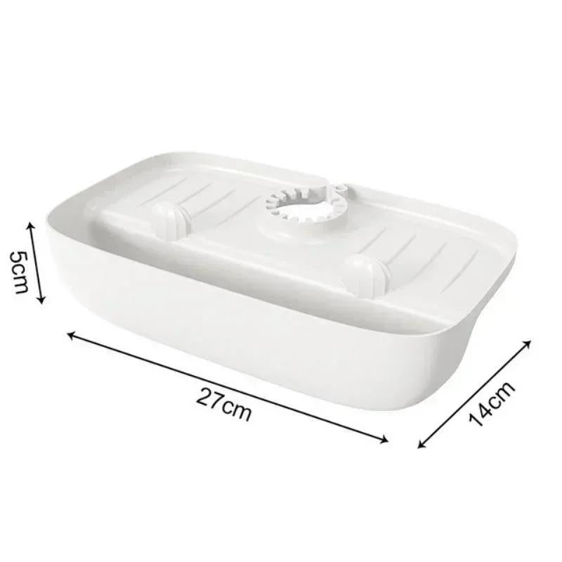 New Kitchen Silicone Sink Splash Pad Faucet Mat Storage Rack Bathroom Drain Basket Sponge Holder 5