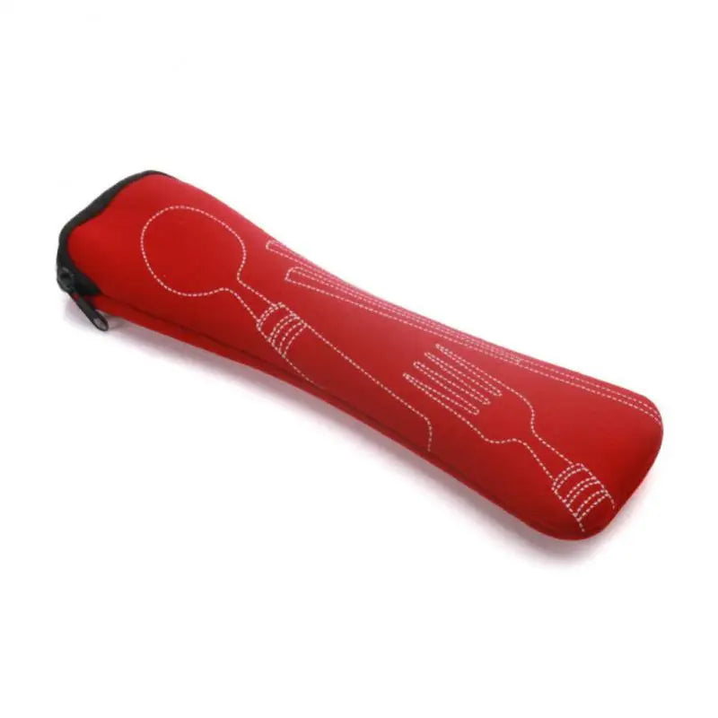 Cutlery Bag for Travel, Portable Storage Box, Fork Spoon Bag for Picnic