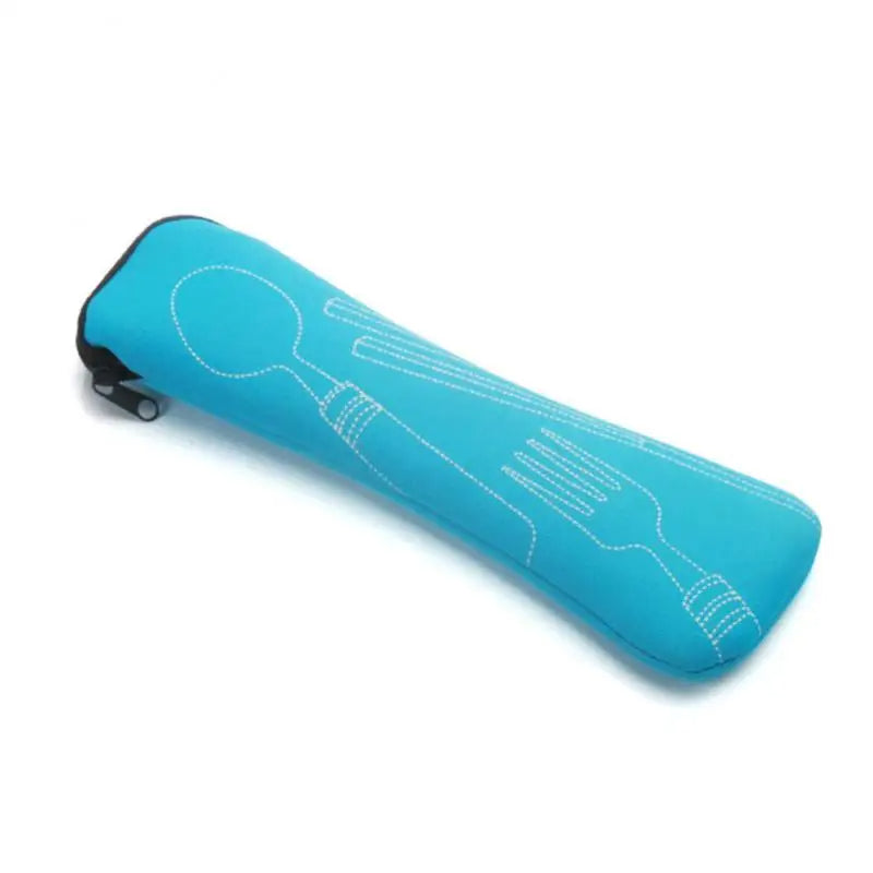Cutlery Bag for Travel, Portable Storage Box, Fork Spoon Bag for Picnic