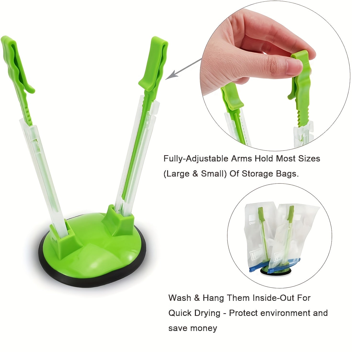 Retractable Kitchen Bag Holder Fresh-Keeping Bag Stand, Household Storage Rack