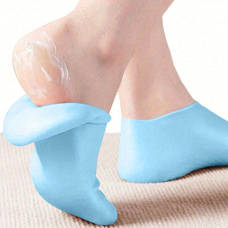 Silicone Socks for Dry Cracked Feet, Moisturizing Foot Socks, Women Foot Socks for Moisturizing, Featuring Massage