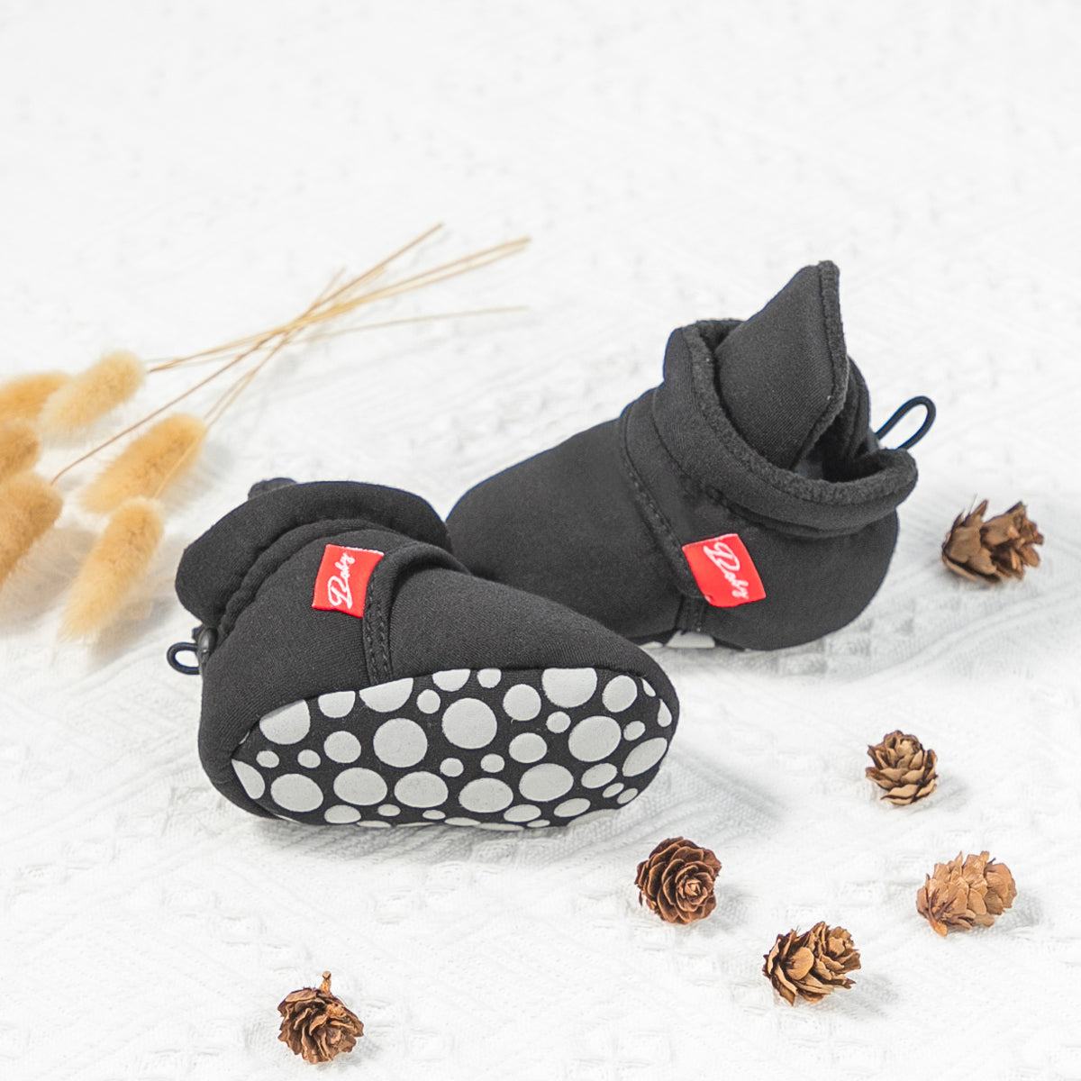 Soft Winter Baby Socks Booties First Walkers Anti-slip Indoor Warm Newborn Shoes