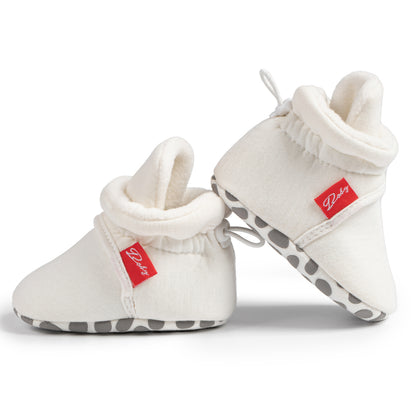 Soft Winter Baby Socks Booties First Walkers Antislip Indoor Warm Newborn Shoes 3