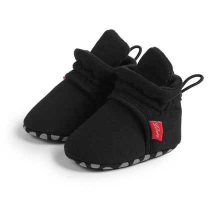 Soft Winter Baby Socks Booties First Walkers Antislip Indoor Warm Newborn Shoes 10