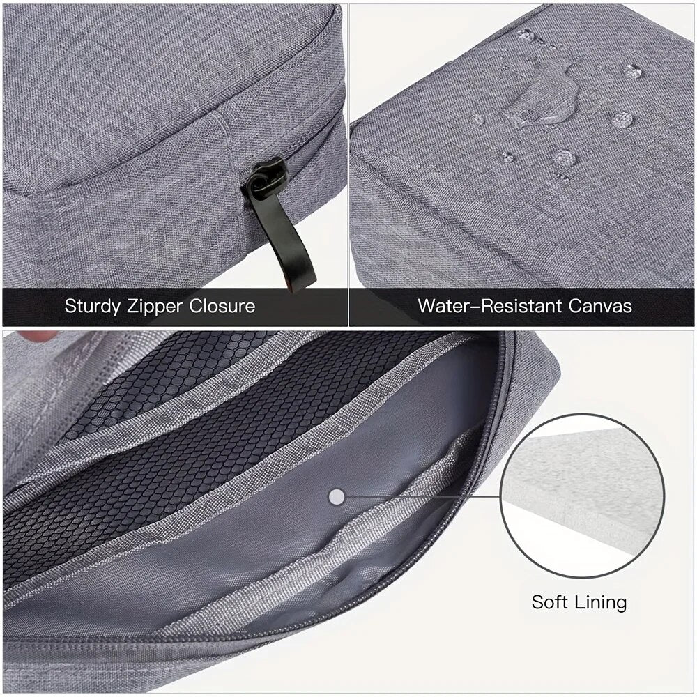 Storage Bag for Cables, SD Cards, and Power Banks, Travel Electronics Organizer