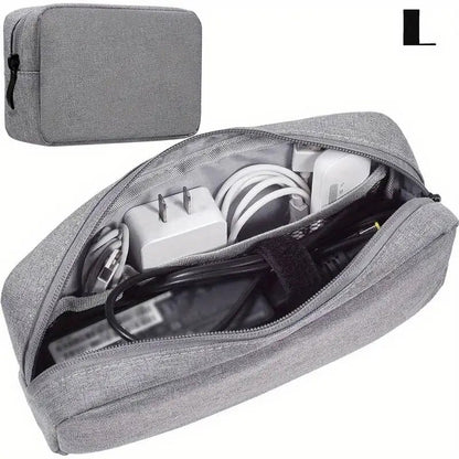 Storage Bag for Cables, SD Cards, and Power Banks, Travel Electronics Organizer
