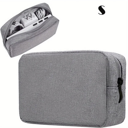 Storage Bag for Cables, SD Cards, and Power Banks, Travel Electronics Organizer