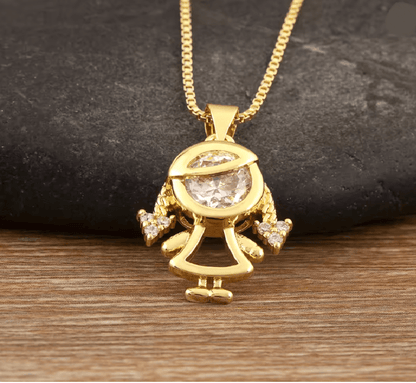 HeartBond Son And Daughter Pendant Necklace 4