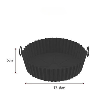 Reusable Silicone Air Fryer Basket Liner  NonStick FoodSafe Pot Insert 1