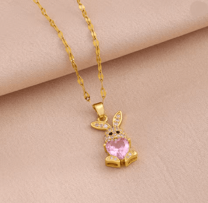 BunnyGleam Stainless Steel Jewelry Set