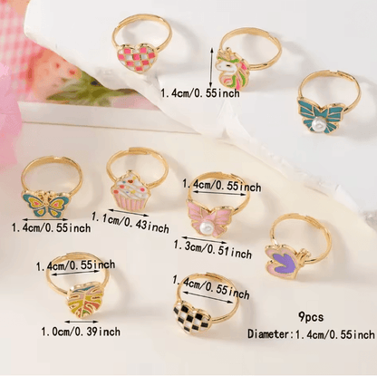 BloomSpark Adjustable Ring Set 1