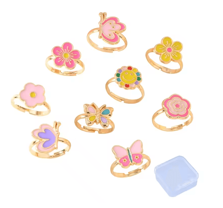 BloomSpark Adjustable Ring Set 5