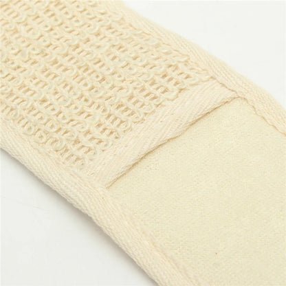 Natural Soft Exfoliating Loofah Body Sponge, Spa Shower Scrubber Back Strap for Massage Skin Health and Deep Cleaning