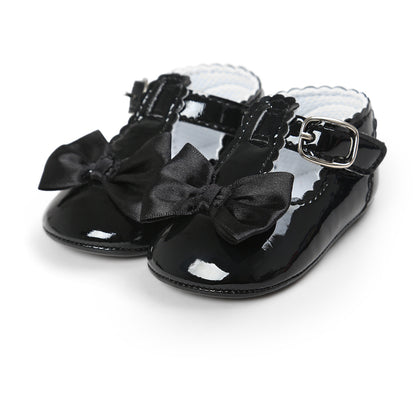 Baby Girls Shoes Meckior Antislip Rubber Sole Toddler Dress Shoes 4