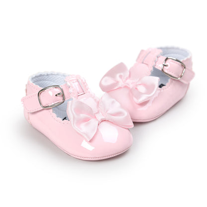 Baby Girls Shoes Meckior Antislip Rubber Sole Toddler Dress Shoes 5