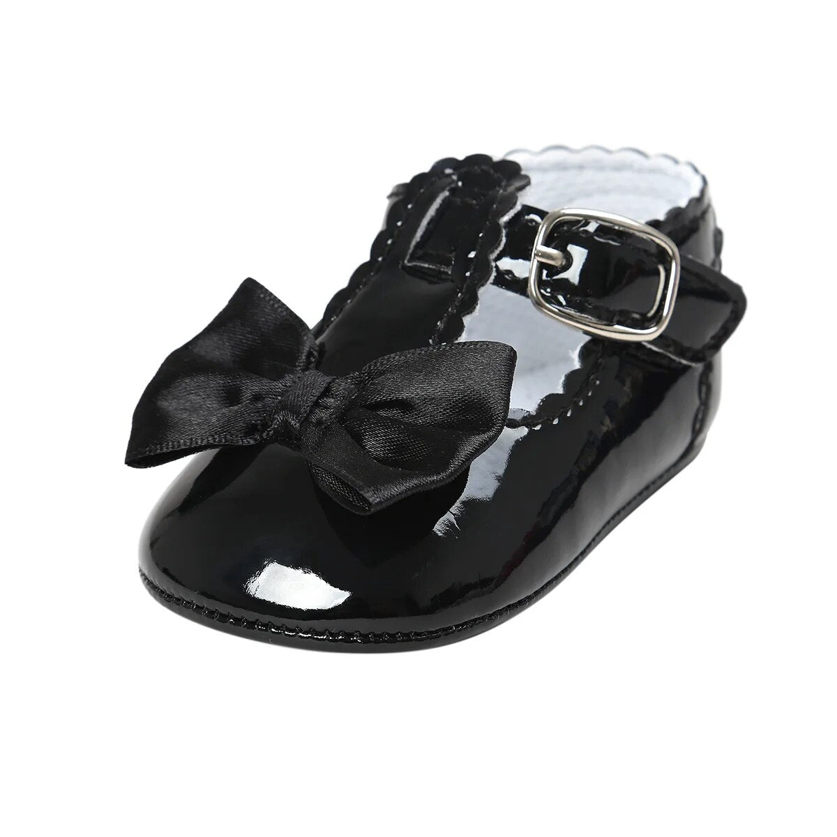 Baby Girls Shoes Meckior Antislip Rubber Sole Toddler Dress Shoes 7