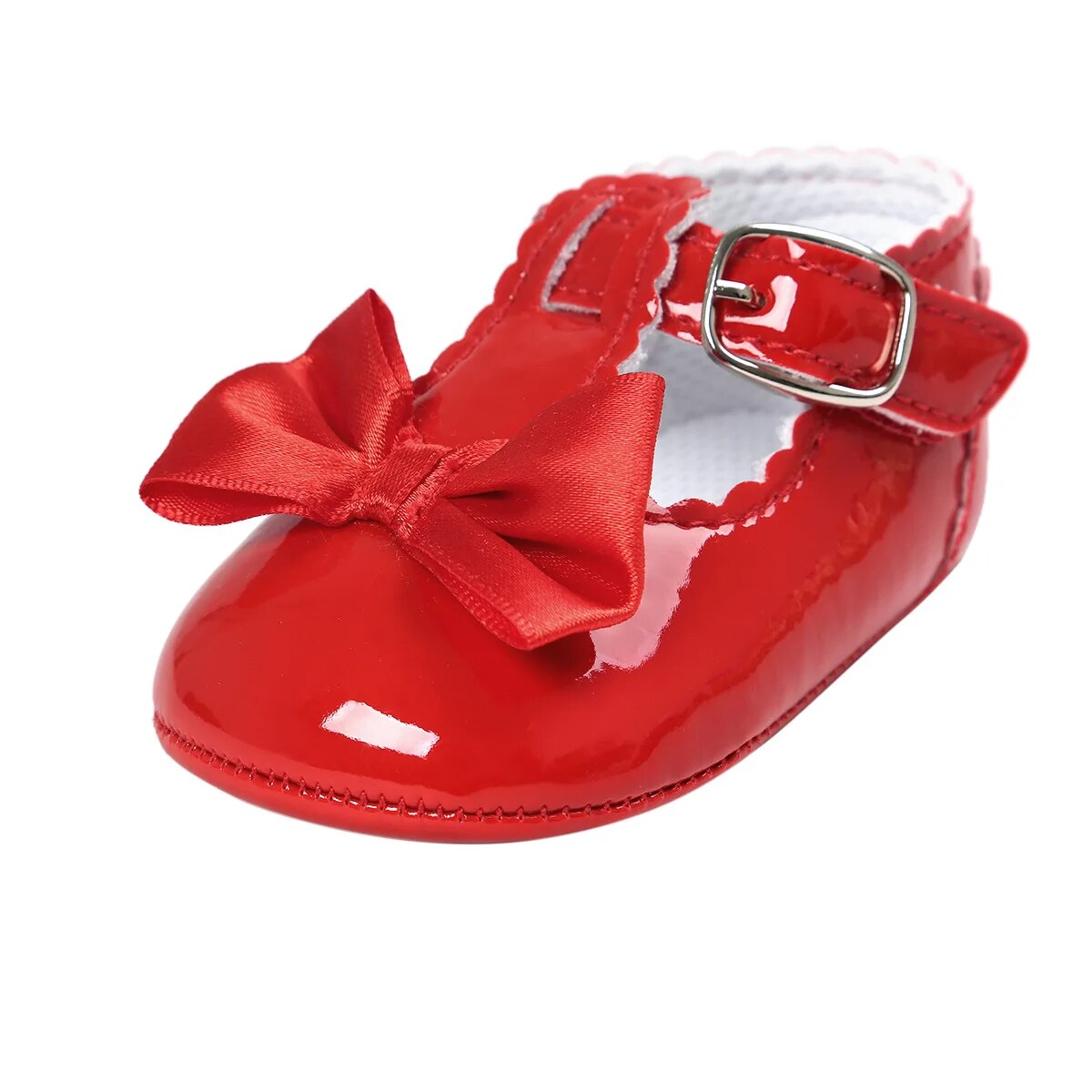 Baby Girls Shoes Meckior Antislip Rubber Sole Toddler Dress Shoes 9