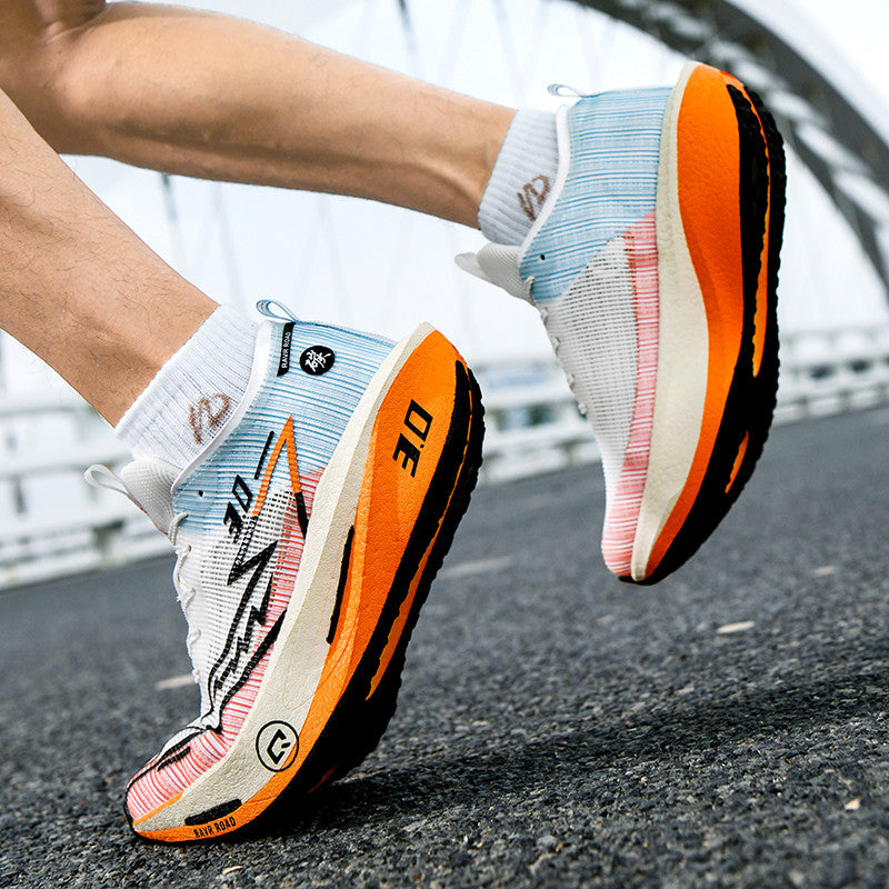 Men Running Shoes Mesh Comfort Sneakers With Carbon Board Cushion For Training Jogging 4