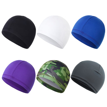 Breathable Summer Cycling Hat, Unisex Cooling Skull Cap, Fast Heat Dissipation Running Bicycle Helmet