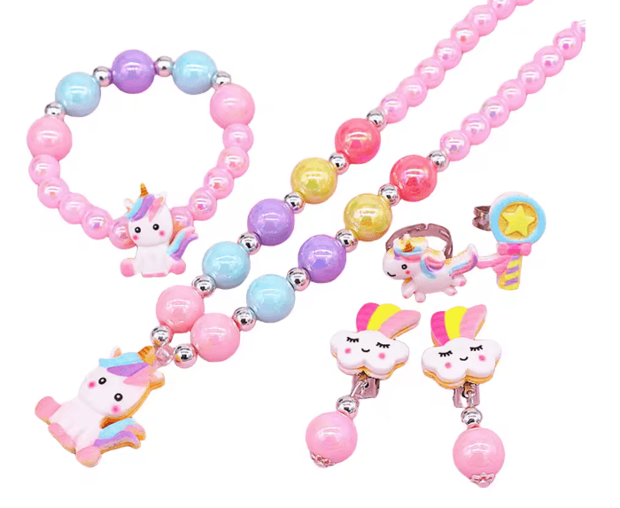 MagicGlow Unicorn Jewelry Set for Girls