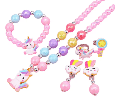 MagicGlow Unicorn Jewelry Set for Girls