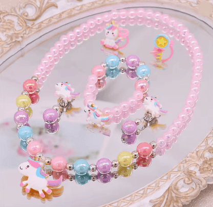 MagicGlow Unicorn Jewelry Set For Girls 3