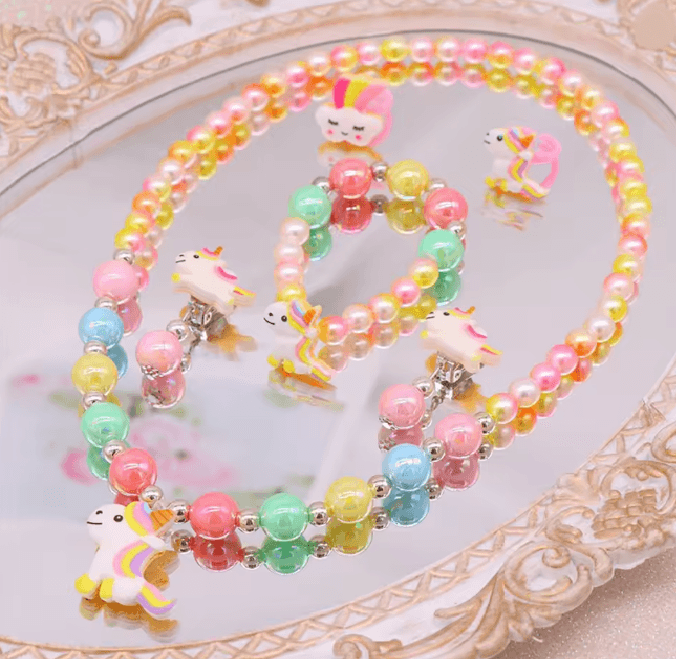 MagicGlow Unicorn Jewelry Set For Girls 4