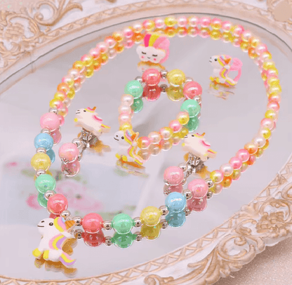 MagicGlow Unicorn Jewelry Set For Girls 4