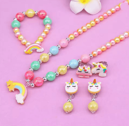MagicGlow Unicorn Jewelry Set For Girls 5
