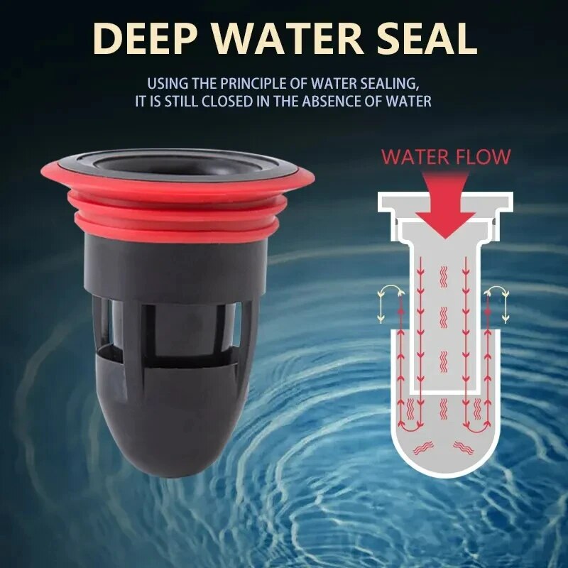 Deodorization Drainage Pipe Toilet, Floor Drain Bullet Anti Odor Core, Core Sewer Pest Control Device