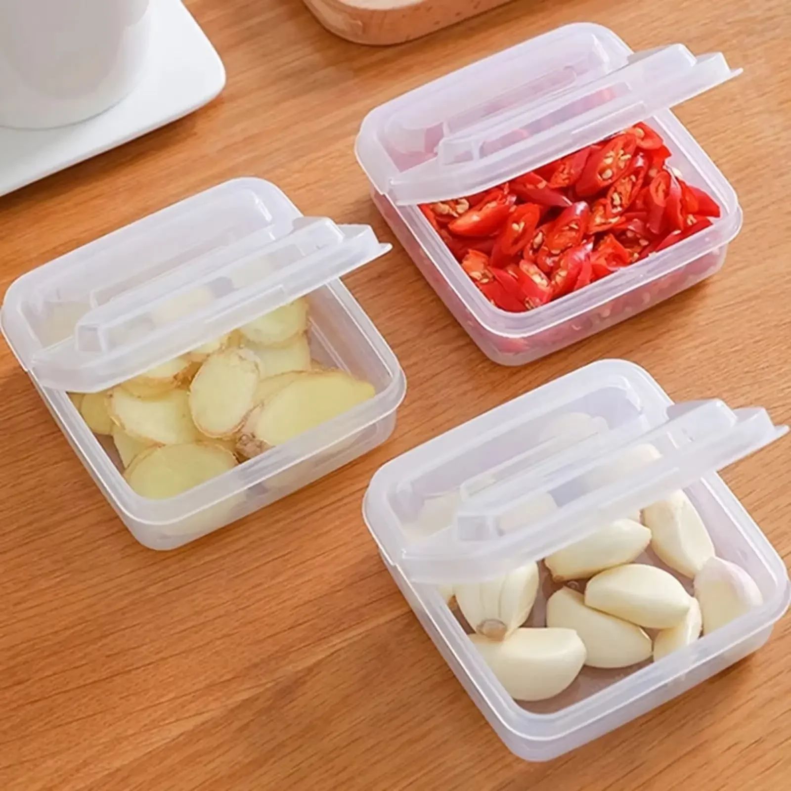 FridgeReady Sliced Cheese Container  Clear Plastic Cheese Storage Box With Flip Lid 1