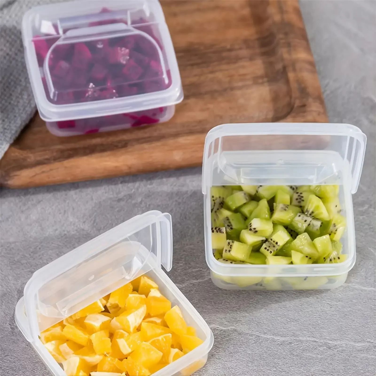FridgeReady Sliced Cheese Container  Clear Plastic Cheese Storage Box With Flip Lid 4