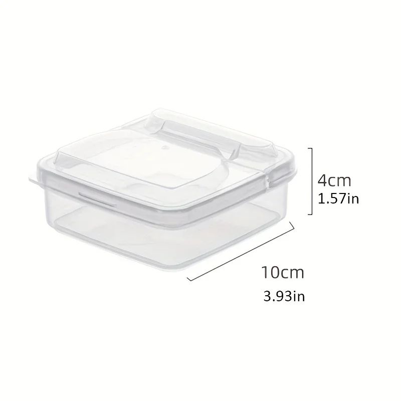 FridgeReady Sliced Cheese Container  Clear Plastic Cheese Storage Box With Flip Lid 6