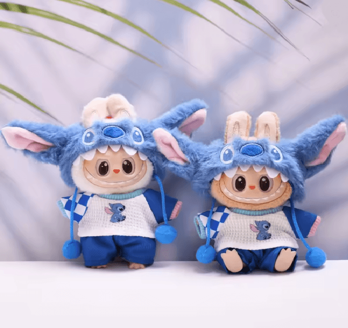 StitchPals Plush Doll Clothes Set For 17cm Labubu 2