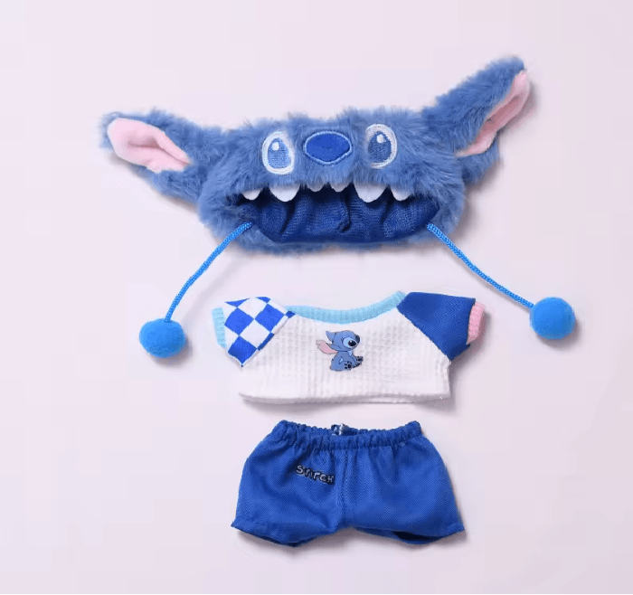 StitchPals Plush Doll Clothes Set For 17cm Labubu 4