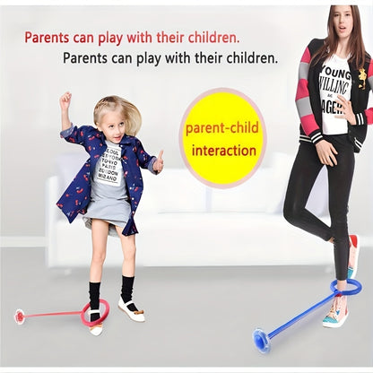 Children Flashing Jump Ring Sports Bouncing Ball, Fold able Flashing Ball for Kids and Adults, Skill Game Toy